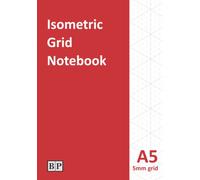 A5 Isometric Grid Notebook: 120 pages, 5mm low impact grid, For Projects, Planning, Study, Drawing and Sketching