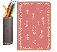 A5 Journaling Notebook, Compact Hardcover Dotted Planner, 8.27x5.83 Inches Writing Journal with Portable Cover Design, Daily Planning Notebook for School and Business Use