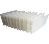 A5 Landscape Polypropylene Ring Binder 32mm Spine with 20mm Capacity 2 D Ring, Pack of 10