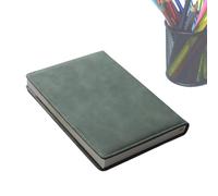 A5 Leather Bound Notebook - 200 Pages Hardcover Writing Journal, Thick Paper Diary with Pen Loop Bookmark for Note Taking Planning Sketching | Students Teachers Office Workers Home Travel
