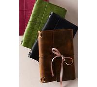 A5 Leather Journal by KMM & Co. at Free People in Storm Grey