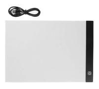 A5 LED Light Box 5D Art Painting Light Pad Diamond Art Accessories A5 Light Board Ultra-Thin Portable Box 3 Level Brightness for Artists Drawing Sketc