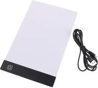 A5 LED Light Pad for Diamond Painting, 3 Levels Adjustable Brightness Light Box Drawing Board, Diamond Drawing Art Light Board,Stepless Dimmable Brightness Tracing Light Pad, USB Powered