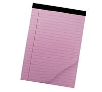 A5 Legal Refill Paper Pad. Ruled/Lined & Margin 80gsm. Head Taped & Perforated (Pink)