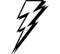 A5 'Lightning Bolt' Wall Stencil/Template (WS00047345)