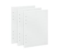 A5 Line Loose Leaf Refill Paper, 135 Sheets Planner Refills, 6-Ring Binder Refill 100GSM College Ruled Insert Papers for Notebooks, School, Office, College Notes, Journals & Note-Taking