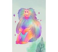 A5 Lined Baboon Notebook