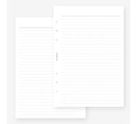 A5 Lined Planner Insert for Filofax A5, LV GM agenda refill 6 hole 5.8 x 8.3