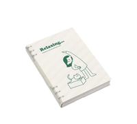 A5 Loose-leaf Binder Notebook, Cat Puppy Horizontal Line Notebook 120 Pages
