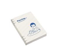 A5 Loose-leaf Binder Notebook, Cat Puppy Horizontal Line Notebook 120 Pages