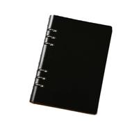 A5- Loose-Leaf Replacing Core Notebook Office Simple Minute Book-Black