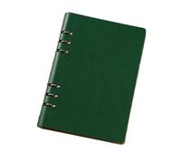 A5- Loose-Leaf Replacing Core Notebook Office Simple Minute Book-Dark Green