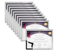 A5 Magnetic Photo Frames 10PCS, Self Adhesive Magnetic Picture Frame Photo, A5 Diamond Art Frames Magnetics Poster Frame Magnetics Paper Display Frame for Diamond Paintings Notices Certificate Poster