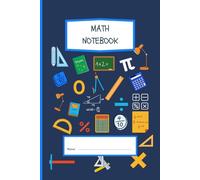 A5 Math Notebook: Cool Notebook with 120 square grid pages: Math Notebook for Students, GCSE & A-Level Revision Notes, Lab Records, Homework, and Study Planning