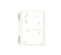 A5 Matte/Twill Detachable Loose-Leaf Book with Overture and Thickened Notebook -A5/60 Horizontal Lines -B (Twill)