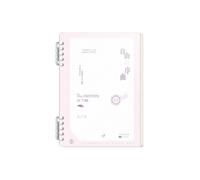 A5 Matte/Twill Detachable Loose-Leaf Book with Overture and Thickened Notebook -A5/60 Horizontal Lines -C (Twill)