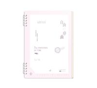 A5 Matte/Twill Detachable Loose-Leaf Book with Overture and Thickened Notebook -B5/60 Horizontal Lines -C (Matte)