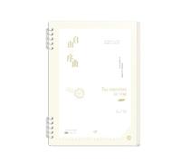 A5 Matte/Twill Detachable Loose-Leaf Book with Overture and Thickened Notebook -B5/60 Sheets-Horizontal line -B (Matte)