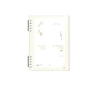 A5 Matte/Twill Detachable Loose-Leaf Notebook with Overture -A5/60 Sheets-Horizontal line -B (Matte)