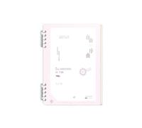 A5 Matte/Twill Detachable Loose-Leaf Notebook with Overture -A5/60 Sheets-Horizontal line -C (Matte)