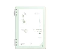 A5 Matte/Twill Detachable Loose-Leaf Notebook with Overture and Thickening -B5/60 Sheets-Horizontal line -D (Matte)