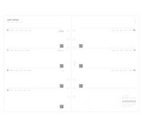 A5 Minimal Week On Two Pages 2025