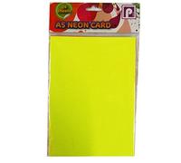 A5 Neon Fluorescent Display Card - Pack of 24 - Mixed Colors - Size 8.3' x 5.8' - by Pennine