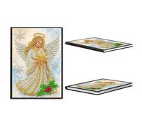 A5 Notebook, 50-Page Owl Butterfly Art Journal Kit | Complete the Special-Shaped Diamond Design, then Use the 50-Page A5 Notebook for Journaling, Sketching, Notes and Ideas