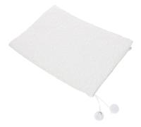A5 Notebook Cover White Polyester Book Sleeve for Protection
