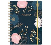 A5 Notebook - Notebook Journal with Hard Cover, 6" X 8.3", Premium Paper, Back Pocket, Elastic Closure, College Ruled Journal
