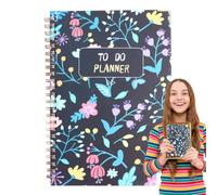 A5 Notebook, Portable Appointment Planner for Efficient Organization, Multi-Functional Task Checklist Organizer, Smooth Writing Notebook for Family and Colleagues Efficient Notes