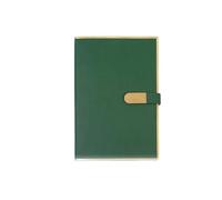 A5- Notebook Thickened Office Notepad Retro Buckle Phnom Penh Paper Notebook -A5 Green