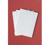 A5 Notepads - Three Pack - Quality 90gsm Paper - Choice of Plain, Ruled or Recycled Paper - Ideal Everyday Jotter Pads for the Home, School or Office - 100 Pages/50 Sheets with Strong Backing Board