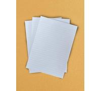 A5 Notepads - Three Pack - Quality 90gsm Paper - Recycled Paper - Ideal Everyday Jotter Pads for the Home, School or Office - 100 Pages/50 Sheets with Strong Backing Board - UK Manufactured