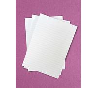 A5 Notepads - Three Pack - Quality 90gsm Paper - Ruled Paper - Ideal Everyday Jotter Pads for the Home, School or Office - 100 Pages/50 Sheets with Strong Backing Board - UK Manufactured