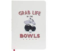A5 Novelty Design Hardback Notebook - Bowls - Grab Life by The Bowls