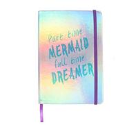 A5 Part Time Mermaid Dreamer Hardback Notebook Gift Book Travel Journal Diary