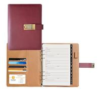 A5 Password Book with Combination Lock & Alphabetical Tabs, 302 Pages Leatherette Hardcover Internet Address & Password Organizer Logbook, Large Print, Refillable, 576 Entries, for Seniors