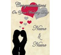 A5 Personalised Female Civil Partnership Wedding Day Congratulations Card refPID504