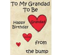 A5 Personalised Happy Birthday Grandad, From The Bump Card refPIDB11