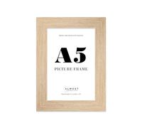 A5 Photo Frame, Display A5 Pictures (14.8 x 21cm - 5.8 x 8.3in) Picture Frame for wall Display - Oak - 1 Pack