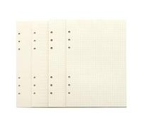 A5 Planner Inserts, Refillable for Filofax Refills,Harphia,6 Ring Binder Refill,Dot,Line,Grid,Plain,80 sheets/160 Pages for Premium 100 GSM Thickness(A5 5.59 x 8.27'')