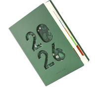 A5 PU Leather 2026 Planner - 365-Day Daily Notebook, January-December Calendar Book | Monthly Schedule Organizer for Work, Academic, Appointment, Time Management, Home, School, Travel Use