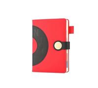 A5- Punch Schedule This time Management Business Notebook-Schedule Book-Round Button-China Color