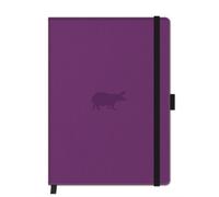 Dingbats* Wildlife Lined Journal Notebook A5 - Vegan Leather Hardcover - Ideal for Work, Travel, Writing - with Pocket, Elastic Closure & Bookmark