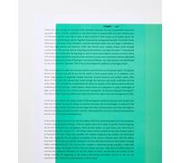 A5 reading aid, Visual Aid, coloured overlays for Dyslexia & Irlem Syndrome 12 Colours to choose from (Leaf)