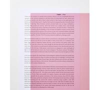 A5 reading aid, Visual Aid, coloured overlays for Dyslexia & Irlem Syndrome 12 Colours to choose from (Rose)