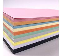 A5 Recycled Ten Coloured Card Mix 180gsm Pack of 100 Craft Sheets by BCreative®