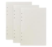 A5 Refill Paper, 3 Pack 135 Sheets A5 Refillable Note Paper, 6 Hole Filler Inserts Loose Leaf Paper, Dotted Blank Lined A5 Notebook Paper Refill for 6 Ring A5 Binder Notebook Refill Pad (Dotted)