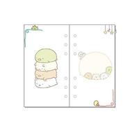 A5 Refillable Pages, 6 Holes Colored Refill Notebook Executive Personal Organiser for Writting Your Daily/Weekly/Monthly Plan (40 Insert Pages, Pack of 2)